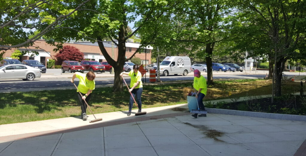 Teton Management Staffs Team for Downtown Pittsfield Annual Spring Cleanup