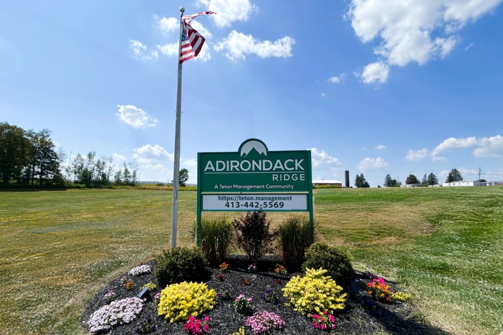 Adirondack Ridge sign